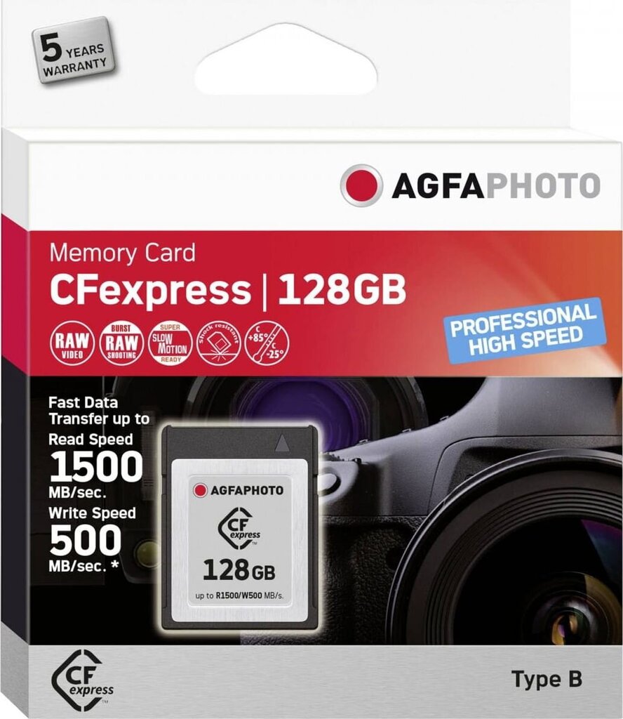 AgfaPhoto 10440 цена и информация | Atminties kortelės fotoaparatams, kameroms | pigu.lt