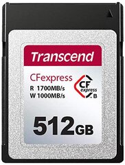 Transcend CFexpress 820 kaina ir informacija | Atminties kortelės fotoaparatams, kameroms | pigu.lt