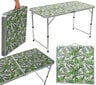 Turistinis sulankstomas stalas Royokamp Jungle, 120 x 60 x 54,5/70 cm цена и информация | Turistiniai baldai | pigu.lt