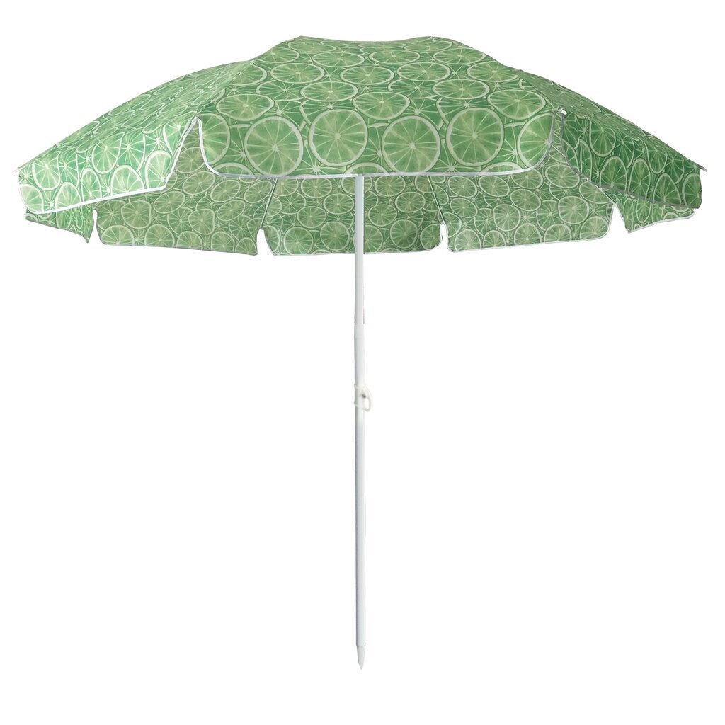 Lauko skėtis Patio Poly, žalias kaina ir informacija | Skėčiai, markizės, stovai | pigu.lt