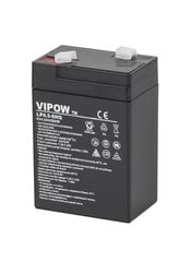 Свинцовый аккумулятор VIPOW 6В 4Ач цена и информация | Akumuliatoriai | pigu.lt