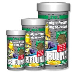 Maistas žuvims, augalinis JBL Spirulina kaina ir informacija | Akvariumai ir jų įranga | pigu.lt