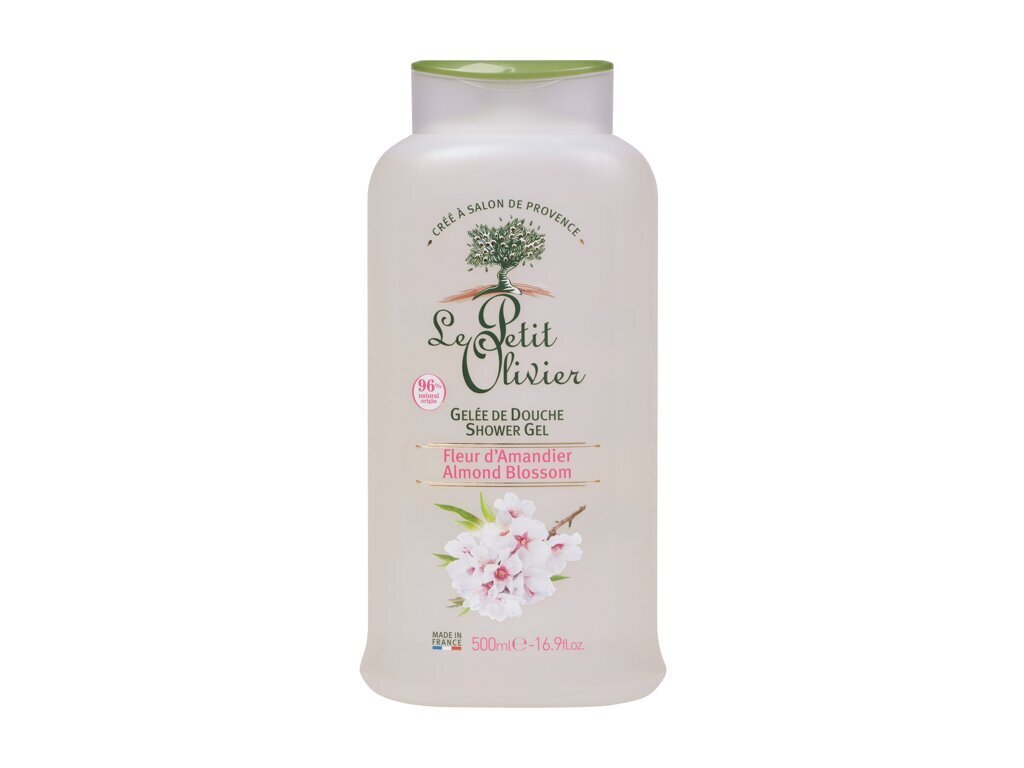 Dušo želė Le Petit Olivier Almond blossom shower gel, 500 ml kaina ir informacija | Dušo želė, aliejai | pigu.lt
