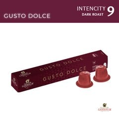 Кофейные капсулы Gran Caffe Garibaldi - Gusto Dolce, для кофемашин Nespresso®, 10 шт. цена и информация | Кофе, какао | pigu.lt