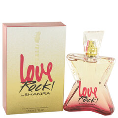 Tualetinis vanduo Shakira Ladies Love Rock EDT moterims 80 ml kaina ir informacija | Kvepalai moterims | pigu.lt