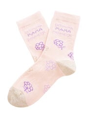 Medvilninės kojinės Geriausia Mama Pasaulyje kaina ir informacija | Moteriškos kojinės | pigu.lt