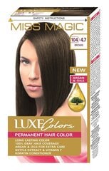 Plaukų dažai Miss Magic Luxe Colors 4.7 Brown, 93 ml kaina ir informacija | Plaukų dažai | pigu.lt