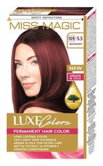 Стойкая краска для волос Miss Magic Luxe Colors 5.5 Mahogany, 93 мл цена и информация | Краска для волос | pigu.lt