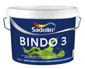 Краски для внутренних работ Sadolin Bindo 3, 10 л,  цена и информация | Краска | pigu.lt