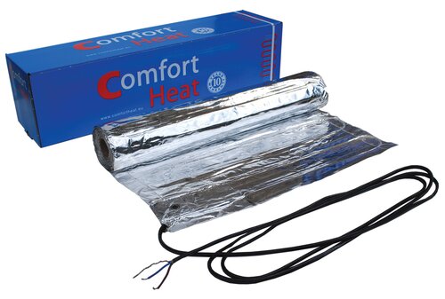 Comfort Heat aliuminio folijos šildymo kilimėlis laminato ir parketlenčių grindimis CATE-80 (0,5x4m); 2m2; 160W; 230V kaina ir informacija | Grindų ir veidrodžių šildymo kilimėliai | pigu.lt