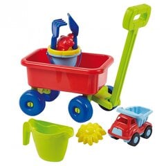 Smėlio žaislų rinkinys su karučiu Ecoiffier kaina ir informacija | Vandens, smėlio ir paplūdimio žaislai | pigu.lt