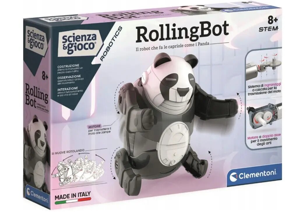 Surenkamas robotas Clementoni Robotas Panda kaina ir informacija | Žaislai berniukams | pigu.lt