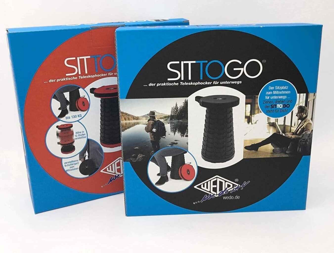 Teleskopinė kėdutė SIT-TO-GO, 44cm kaina ir informacija | Turistiniai baldai | pigu.lt