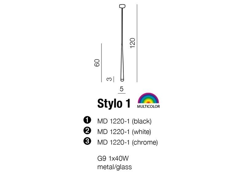 Pakabinamas šviestuvas AZzardo Stylo AZ0116 kaina ir informacija | Pakabinami šviestuvai | pigu.lt