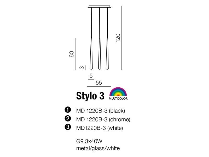 Pakabinamas šviestuvas AZzardo Stylo AZ0118 kaina ir informacija | Pakabinami šviestuvai | pigu.lt