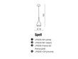 Pakabinamas šviestuvas AZzardo Spell AZ0287 kaina ir informacija | Pakabinami šviestuvai | pigu.lt