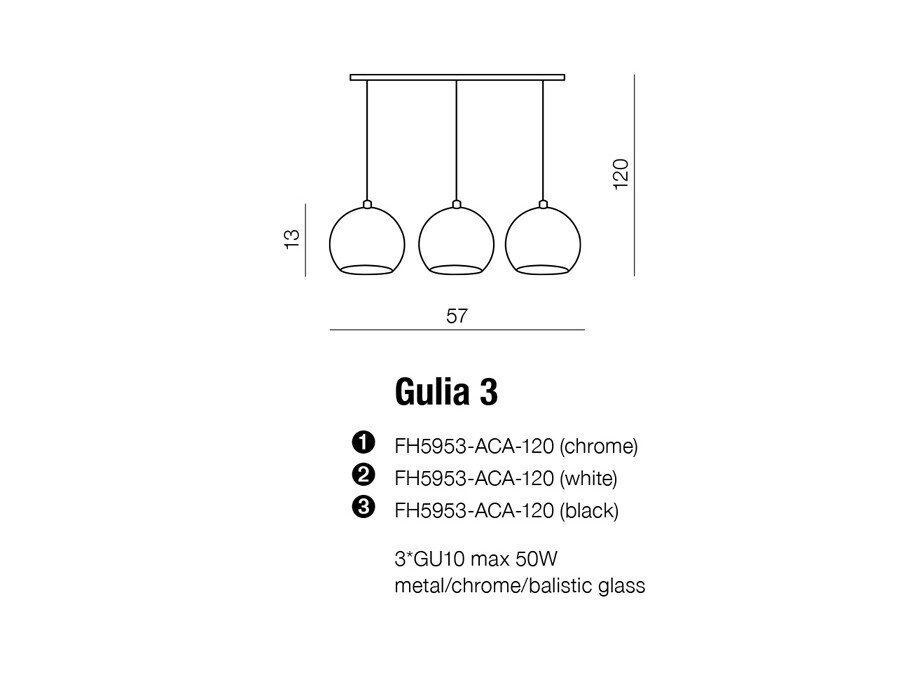 Pakabinamas šviestuvas AZzardo Gulia AZ0637 kaina ir informacija | Pakabinami šviestuvai | pigu.lt