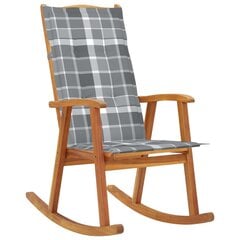 Supama kėdė su pagalvėlėmis, ruda kaina ir informacija | Svetainės foteliai | pigu.lt
