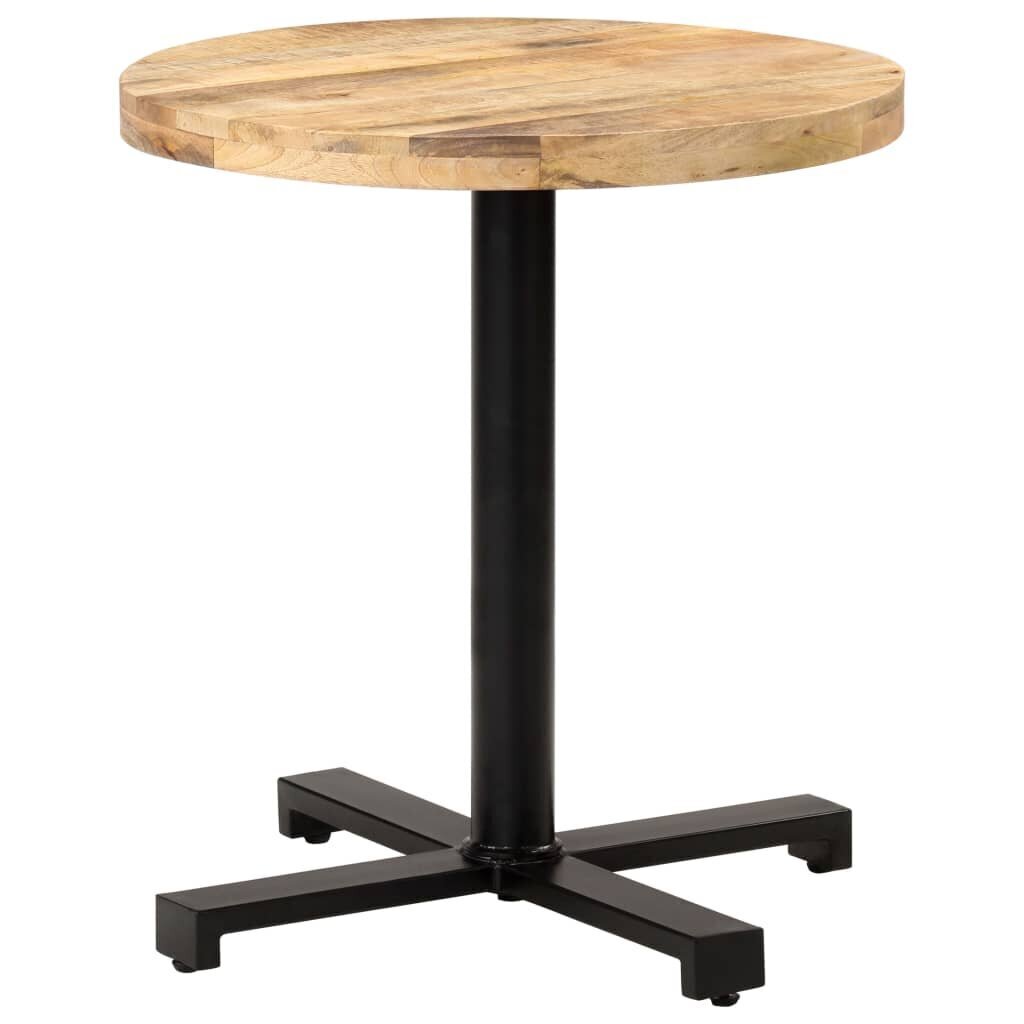 Bistro staliukas, 70x75 cm, rudas цена и информация | Virtuvės ir valgomojo stalai, staliukai | pigu.lt