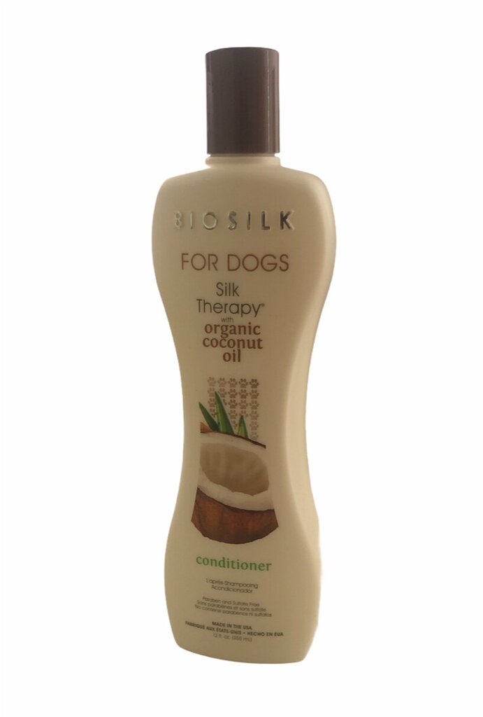 „BioSilk for Dogs“ šilko terapijos šunų šampūnas цена и информация | Kosmetinės priemonės gyvūnams | pigu.lt