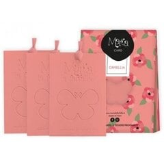 Ароматическая карточка Marta Card Camellia, 3шт. цена и информация | Освежители воздуха для салона | pigu.lt