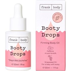 Kūno aliejus Frank Body Booty Drops Firming Body Oil, 30 ml kaina ir informacija | Kūno kremai, losjonai | pigu.lt