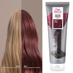 Тонирующая маска Wella Color Fresh Mask Rose Blaze, 150 мл цена и информация | Краска для волос | pigu.lt