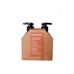 Rinkinys nepaklusnių plaukų priežiūrai Rica Frizz Control Shampoo Conditioner, 250x250 ml kaina ir informacija | Šampūnai | pigu.lt