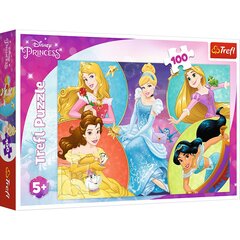 Dėlionė Trefl Disney Princesės, 100 det. kaina ir informacija | Dėlionės (puzzle) | pigu.lt