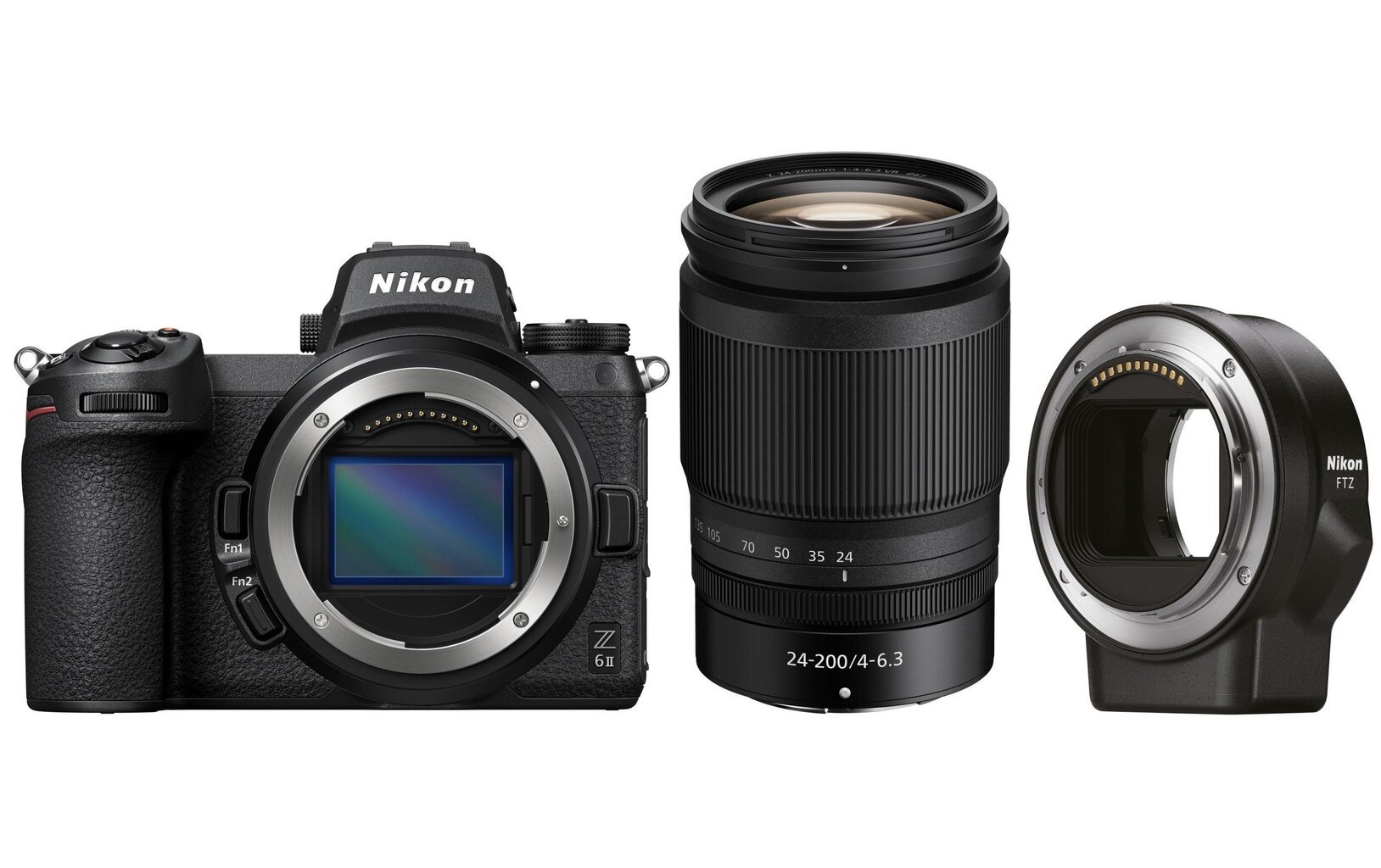 Nikon Z6II + NIKKOR Z 24-200mm f/4-6.3 VR kaina ir informacija | Skaitmeniniai fotoaparatai | pigu.lt