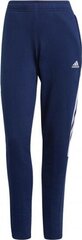 Женские спортивные брюки Adidas Tiro21 Sweat Pant W Blue, синие цена и информация | Спортивная одежда для женщин | pigu.lt