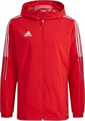 Džemperis vyrams Adidas Tiro 21 Windbreaker M GP4965, raudonas цена и информация | Мужские толстовки | pigu.lt