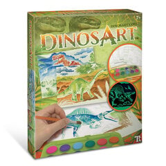 Творческий набор Dinosart Magic Watercolor, 15052 цена и информация | Принадлежности для рисования, лепки | pigu.lt