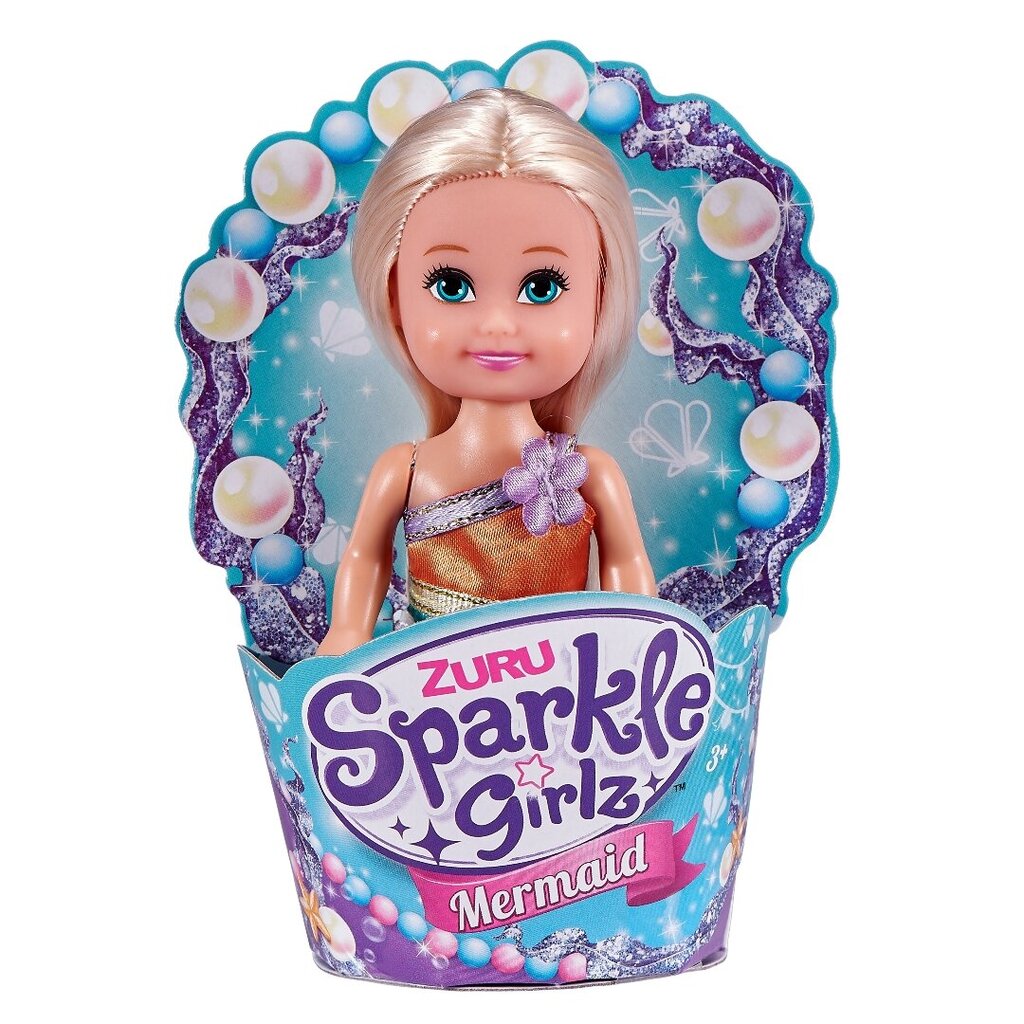 Lėlė keksiuko formelėje Sparkle Girlz, Mermaid, 10 cm, asort., 10012TQ4 цена и информация | Žaislai mergaitėms | pigu.lt