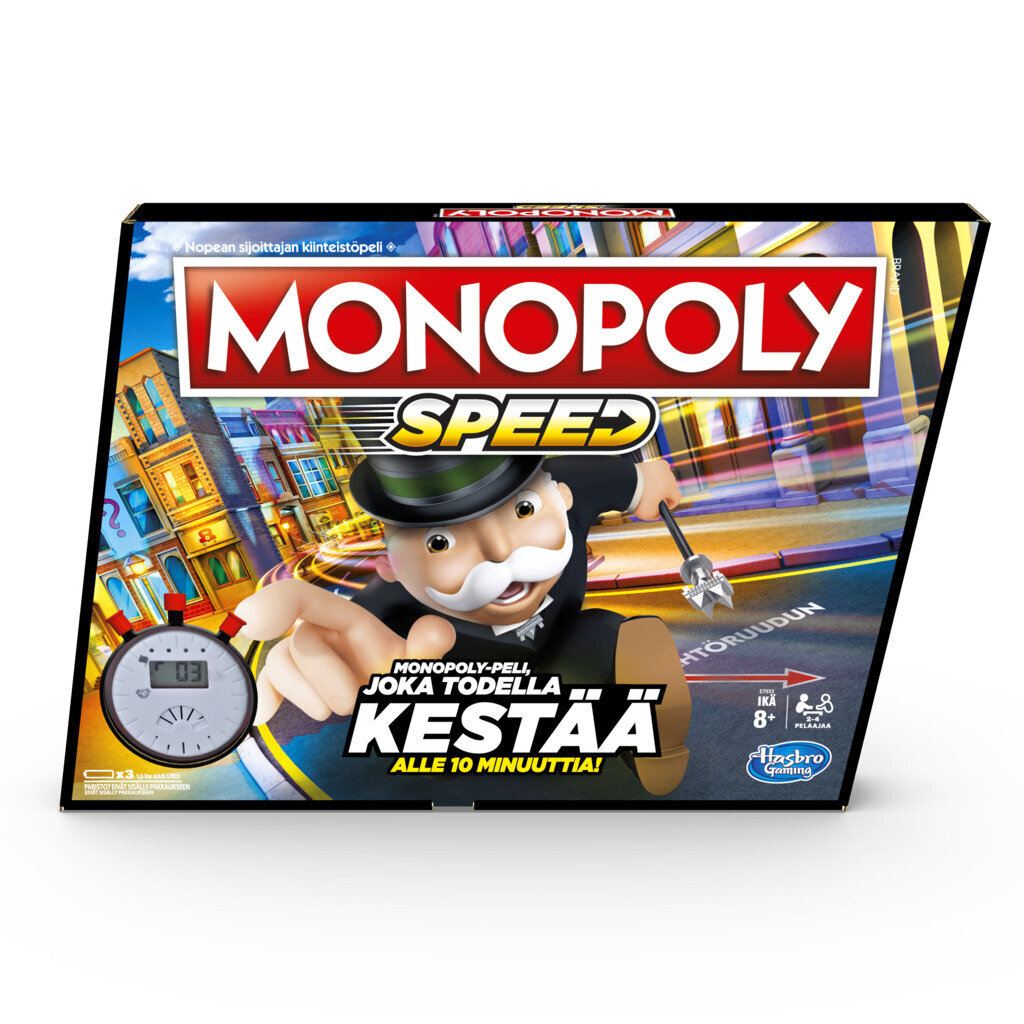 Stalo žaidimas Monopoly Speed kaina ir informacija | Stalo žaidimai, galvosūkiai | pigu.lt