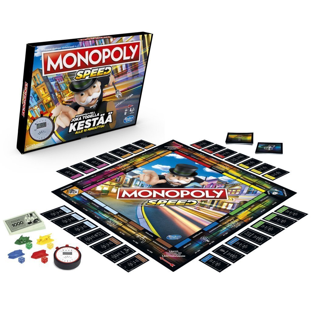 Stalo žaidimas Monopoly Speed kaina ir informacija | Stalo žaidimai, galvosūkiai | pigu.lt