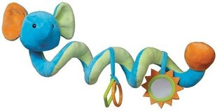 Pliušinė Veiklos Spiralė, 53 cm Drambliukas Happy People kaina ir informacija | Žaislai kūdikiams | pigu.lt