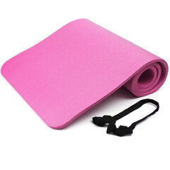 Gimnastikos/jogos kilimėlis PVC 183x60x1 cm, rožinis kaina ir informacija | Kilimėliai sportui | pigu.lt