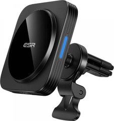 Держатель для телефона ESR HALOLOCK MAGNETIC MAGSAFE VENT CAR MOUNT BLACK цена и информация | Держатели для телефонов | pigu.lt