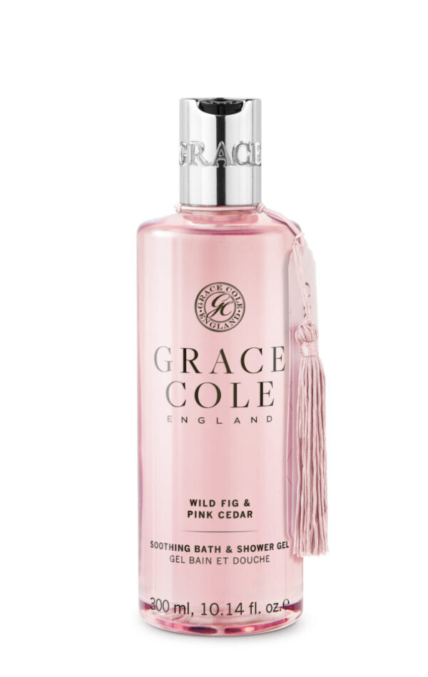 Vonios ir dušo želė su figos ir rožinio kedro kvapu Grace Cole, 300 ml цена и информация | Dušo želė, aliejai | pigu.lt