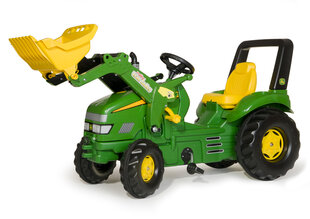 Педальный трактор с ковшом Rolly Toys rollyX-Trac John Deere цена и информация | Игрушки для мальчиков | pigu.lt