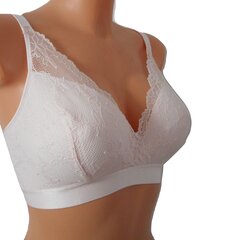 Liemenėlė moterims Chantelle Everyday Lace Racerback Wireless cream l kaina ir informacija | Liemenėlės | pigu.lt