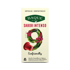 Cafe Baque Intense flavour greitai suyrančios Nespresso®* aparatų kavos kapsulės, 10 vnt. kaina ir informacija | Kava, kakava | pigu.lt