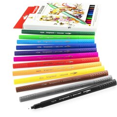 Dvipusių markerių rinkinys Expression Bruynzeel, 24 spalvų kaina ir informacija | Piešimo, tapybos, lipdymo reikmenys | pigu.lt