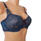 Liemenėlė moterims Chantelle Segur Lace demi blue цена и информация | Liemenėlės | pigu.lt