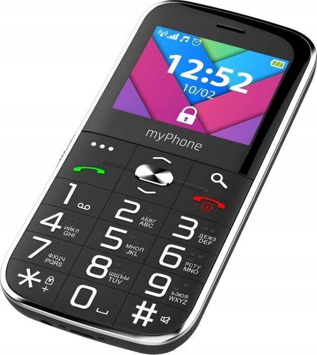 MyPhone Halo C, 32 MB, Dual SIM Black kaina ir informacija | Mobilieji telefonai | pigu.lt