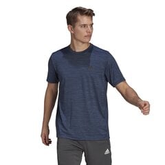 Marškinėliai vyrams Adidas Aeroready, mėlyni kaina ir informacija | Sportinė apranga vyrams | pigu.lt