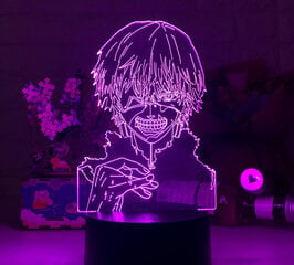 Lempa 3D Led Tokyo Ghoul kaina ir informacija | Vaikiški šviestuvai | pigu.lt