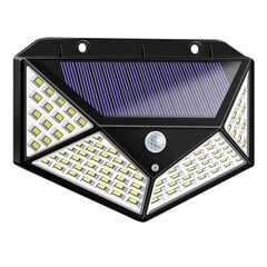 LED šviestuvas su saulės baterija 100-SMD kaina ir informacija | Lauko šviestuvai | pigu.lt