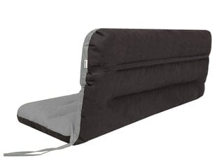 Подушка для качелей Hobbygarden Ania 150см, серая/черная цена и информация | Подушки, наволочки, чехлы | pigu.lt